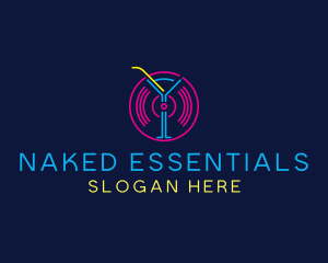 Cocktail Disco Bar Nightclub logo design