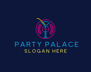 Cocktail Disco Bar Nightclub logo design