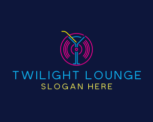 Cocktail Disco Bar Nightclub logo design