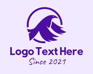 Violet Flying Bird logo