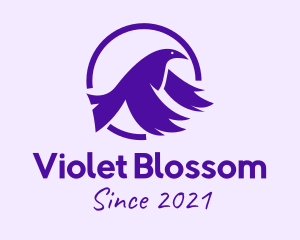 Violet Flying Bird logo