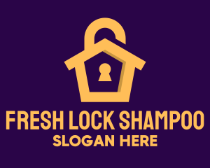 Golden Lock House logo design