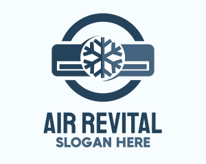 Snowflake Air Conditioning logo design