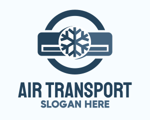 Snowflake Air Conditioning logo design