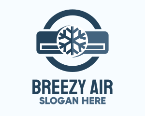 Snowflake Air Conditioning logo design