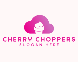 Cloud Cupcake Bakery Logo