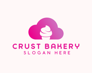 Cloud Cupcake Bakery logo design