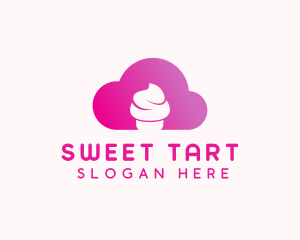 Cloud Cupcake Bakery logo design