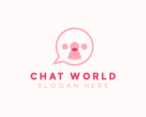 Customer Support Chat logo design