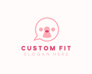 Customer Support Chat logo design