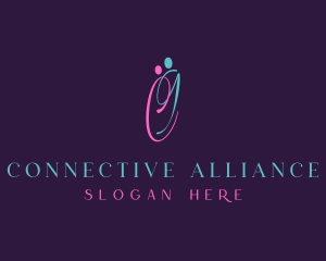 Abstract People Organization logo