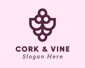 Grape Winery Farm logo design