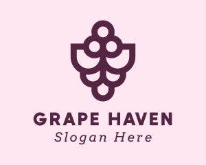 Grape Winery Farm logo design