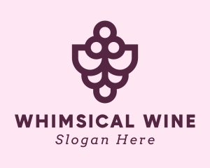 Grape Winery Farm logo design