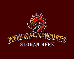 Mythical Dragon Gaming logo design