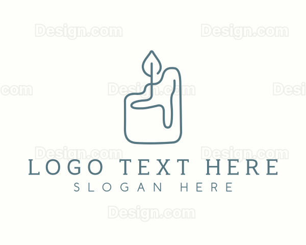 Candle Aromatherapy Wax Logo