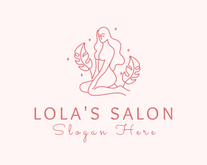 Naked Body Wax Salon logo design