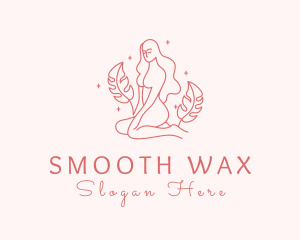 Naked Body Wax Salon logo design