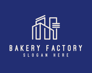 Factory Storage Building logo design