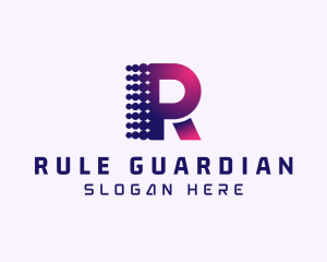 Generic Tech Letter R logo design