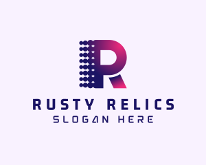 Generic Tech Letter R logo design