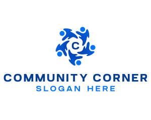 Community People Support logo design