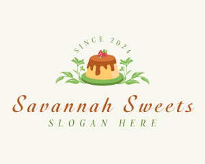 Sweet Pudding Dessert logo design