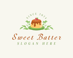 Sweet Pudding Dessert logo design