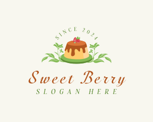 Sweet Pudding Dessert logo design