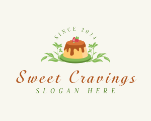 Sweet Pudding Dessert logo design