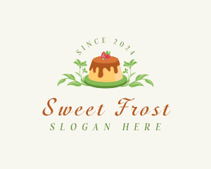 Sweet Pudding Dessert logo design