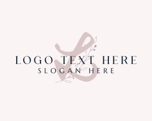 Feminine Floral Beauty Logo