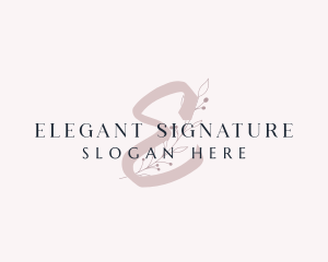 Feminine Floral Beauty logo design