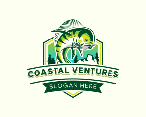 Fish Seafood Fishing logo design