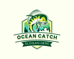 Fish Seafood Fishing logo