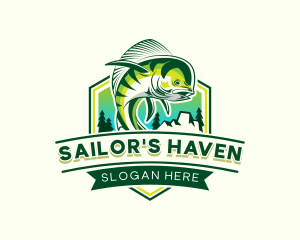 Fish Seafood Fishing logo design