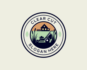 Lawn Care House Garden logo design