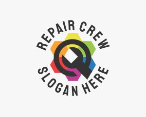 Repair Wrench Mechanic logo