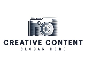 Camera Lens Photography logo design