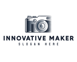 Camera Lens Photography logo design