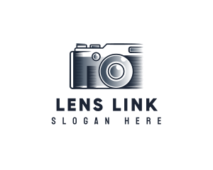 Camera Lens Photography logo design