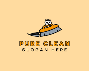 Cleaning Brush Disinfection logo design