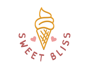 Ice Cream Snack logo design