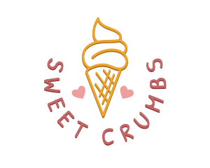 Ice Cream Snack logo design