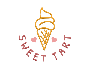 Ice Cream Snack logo design