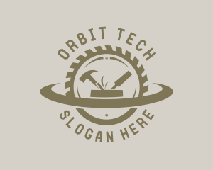 Lumberjack Tools Orbit logo design