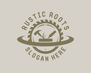 Lumberjack Tools Orbit logo design