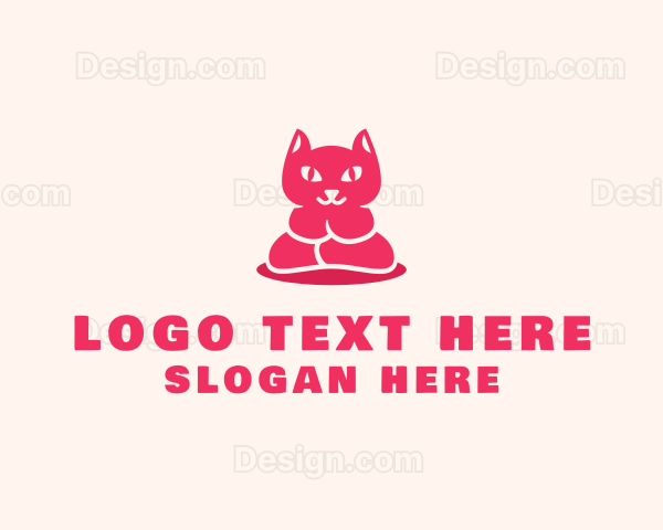 Yoga Cat Guru Logo