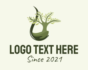 Green Tree Droplet  logo