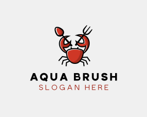 Crab Seafood Restaurant logo design